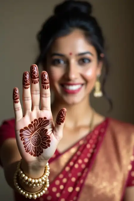 Teej Mehndi Border Design Ideas - Free Teej Mehndi Design Download