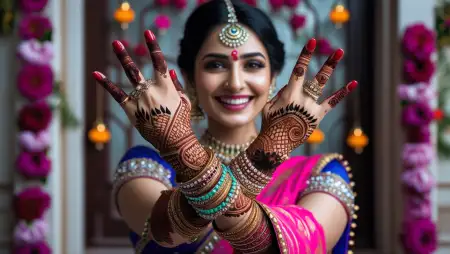 Teej Mehndi Design For Teenagers - Free Teej Mehndi Design Download
