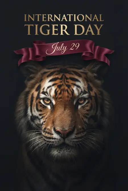 Tiger Day 2026 Premium Template - Free International Tiger Day 2026 Download