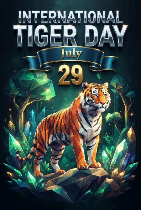 Tiger Day 2026 Printable Card - Free International Tiger Day 2026 Download