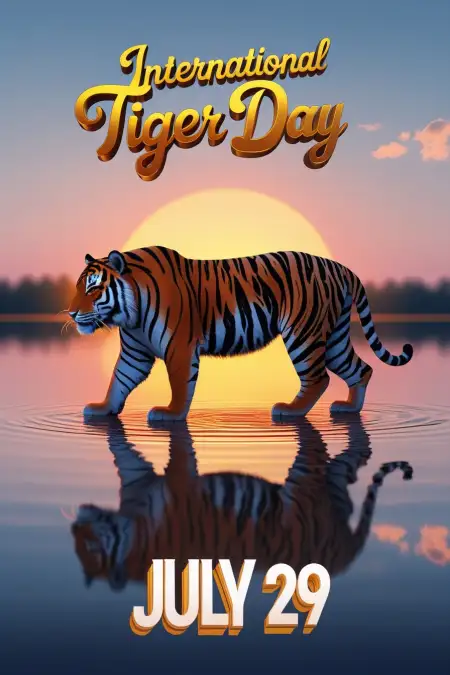 Tiger Day Whatsapp Status Image - Free International Tiger Day Download