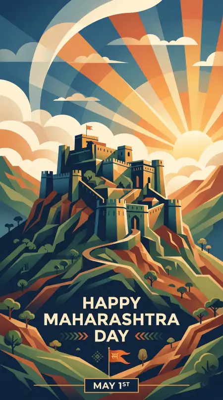 top happy maharashtra day 2026 greeting cards free