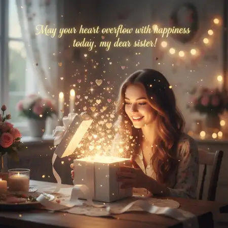 Free Touching Birthday Messages For Sister From Brother Background Download