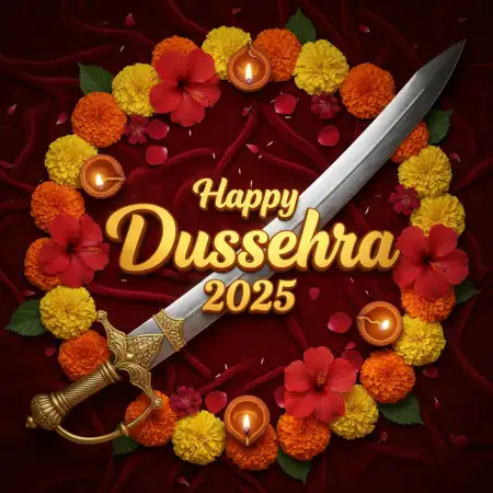 Traditional Dussehra 2025 Greetings For Elders - Free Happy Dussehra Download