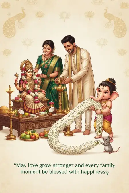 traditional gauri habba wishes 2026 - Happy Gauri Habba Wishes 2026
