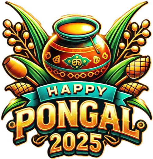 traditional happy pongal 2025 png photos