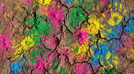 Traditional Holi Poster Backgrou...