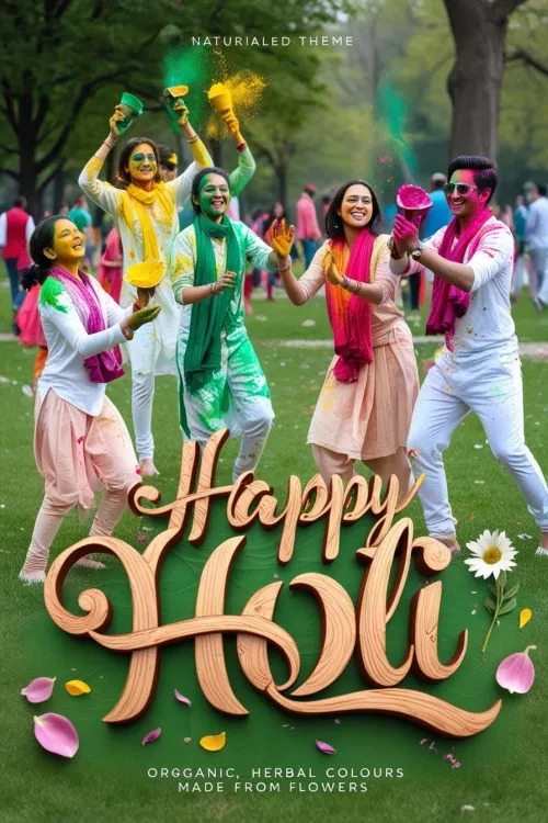 traditional indian holi with folk dance