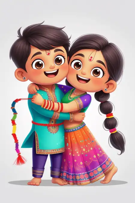 Traditional Raksha Bandhan Background Design