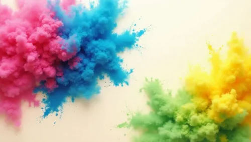 transparent holi splash effect for photoshop