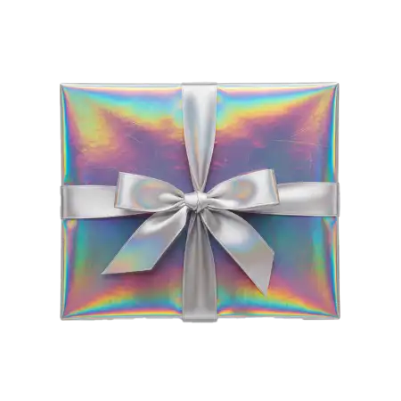 Transparent Ribbon Gift Box Png - Free Gift Boxes Png Download