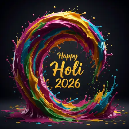Trending Happy Holi Greeting Card 2026 2 - Free Happy Holi Greeting Card 2026 Download