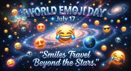 Trendy Emoji Day Poster Design - Free World Emoji Day Poster 2026 Download