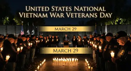 Tribute To Vietnam Veterans United States - Free United States National Vietnam War Veterans Day Download