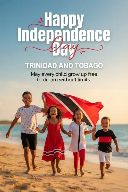 Trinidad And Tobago Flag Independence Day Wishes 2026 - Free Trinidad And Tobago Independence Day 2026 Download
