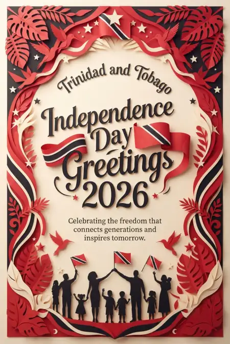 Trinidad And Tobago Independence Day 2026 Banner - Free Trinidad And Tobago Independence Day 2026 Download