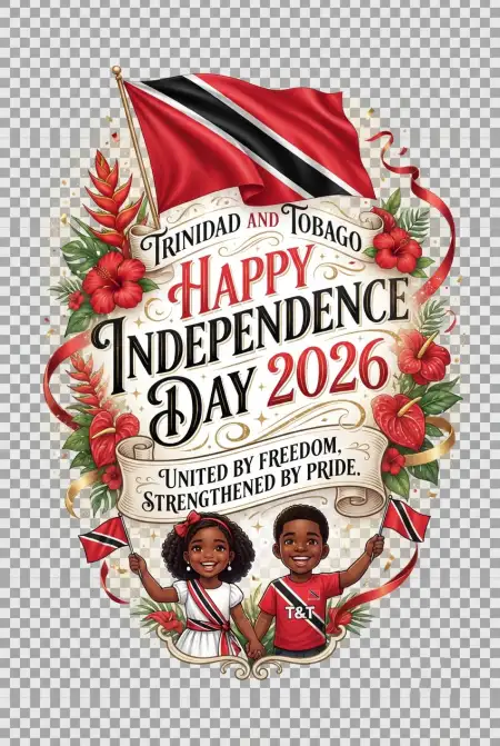 Trinidad And Tobago Independence Day 2026 Design - Free Trinidad And Tobago Independence Day 2026 Download
