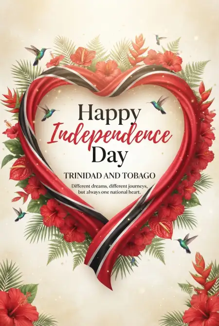 Trinidad And Tobago Independence Day 2026 Instagram Greetings - Free Trinidad And Tobago Independence Day 2026 Download