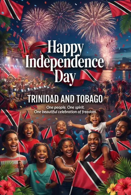 Trinidad And Tobago Independence Day 2026 Instagram Wishes - Free Trinidad And Tobago Independence Day 2026 Download