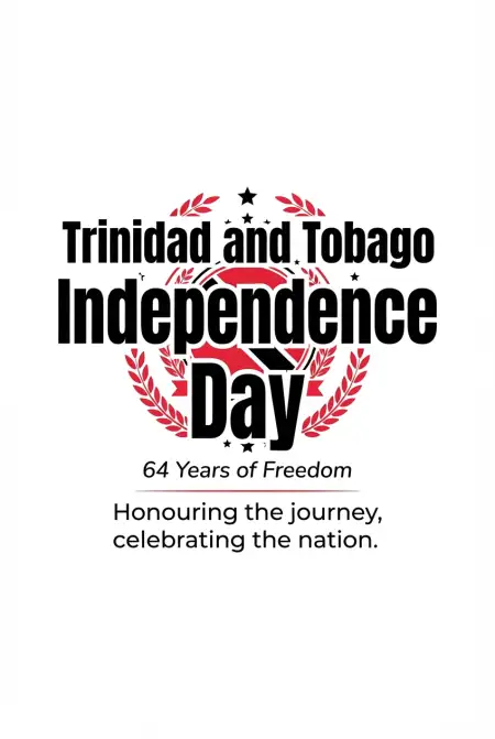 Trinidad And Tobago Independence Day 2026 Png - Free Trinidad And Tobago Independence Day 2026 Download