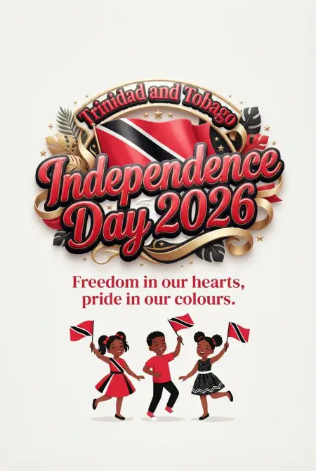 Trinidad And Tobago Independence Day 2026 Social Media Wishes - Free Trinidad And Tobago Independence Day 2026 Download