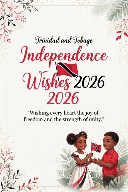 Trinidad And Tobago Independence Day 2026 Wishes - Free Trinidad And Tobago Independence Day 2026 Download