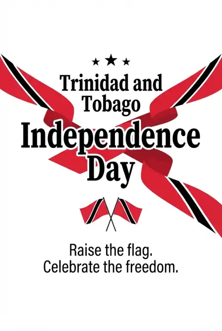 Trinidad And Tobago Independence Day 31 August Wishes - Free Trinidad And Tobago Independence Day 2026 Download