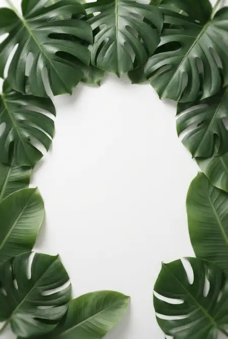 Tropical Banana Leaves Background - Free Tropical Summer Background Download
