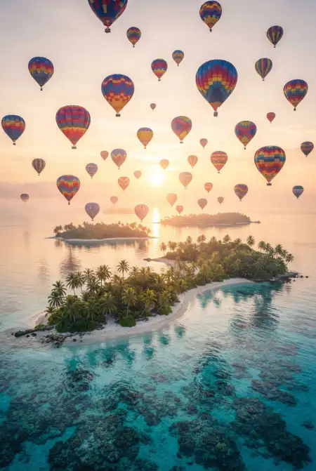 Tropical Gradient Background - Free Tropical Summer Background Download