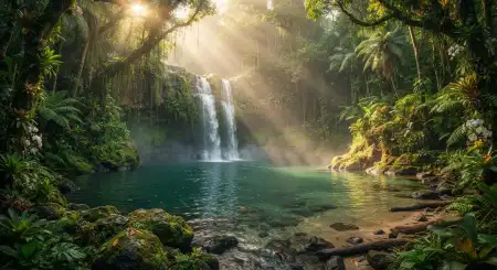 Tropical Nature Background - Free Nature Background Download