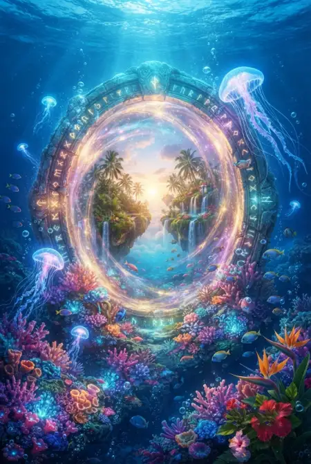 Tropical Ocean Waves Background - Free Tropical Summer Background Download