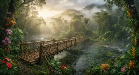 Tropical Rainforest Background - Free Tropical Summer Background Download