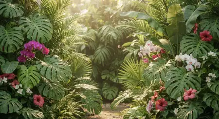 Tropical Sale Banner Background - Free Tropical Summer Background Download