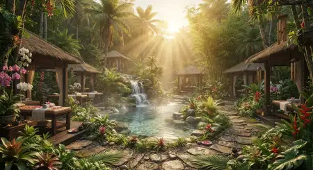 Tropical Summer Flyer Background - Free Tropical Summer Background Download