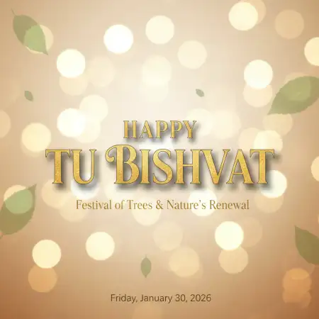 Tu Bishvat Jewish Festival Wishes - Free Happy Tu Bishvat Download