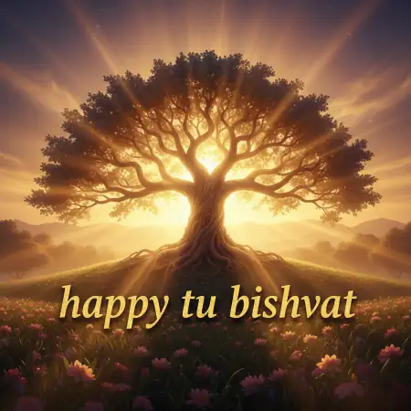 Tu Bishvat One Line Wishes - Free Happy Tu Bishvat Download