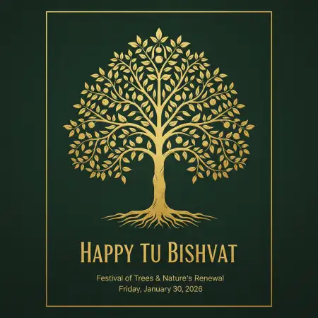 Tu Bishvat Tree Planting Wishes - Free Happy Tu Bishvat Download