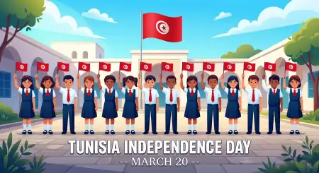 Tunisia Independence Day 2026 Celebration In Schools - Free Tunisia Independence Day 2026 Download