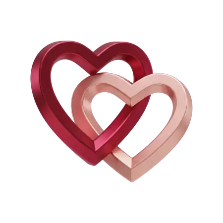 two red hearts png - Heart Png Png