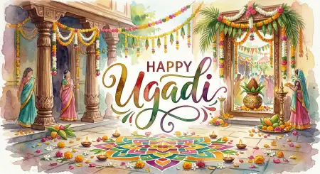Free Ugadi Festival Banner For Whatsapp Image Download