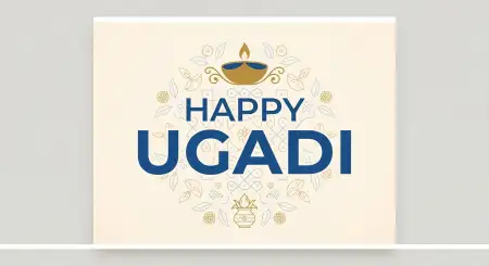 Free Ugadi Greeting Card Design Image Download