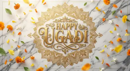 Free Ugadi Greeting Card Template Image Download