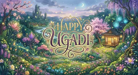 ugadi greeting card