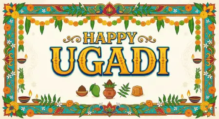 ugadi greeting image download