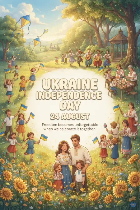 Ukraine Independence Day 2026 Childrens Activities - Free Ukraine Independence Day 2026 Download