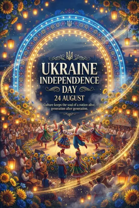 Free Ukraine Independence Day 2026 Cultural Events Image Download