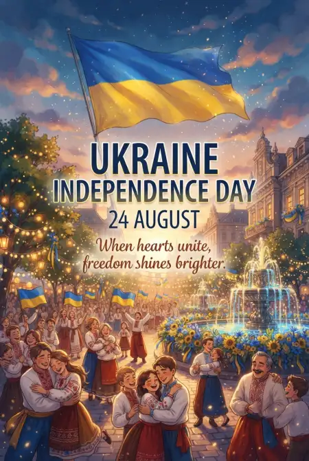 Ukraine Independence Day 2026 Facebook Post Ideas - Free Ukraine Independence Day 2026 Download