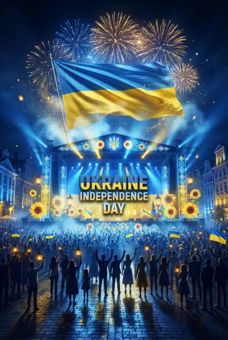 Free Ukraine Independence Day 2026 Instagram Post Design Ideas Image Download