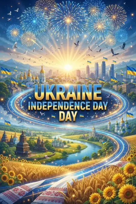 Free Ukraine Independence Day 2026 Meaning Image Download