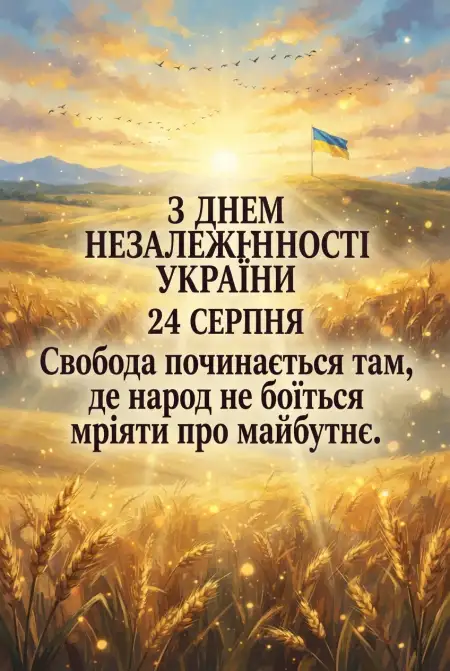 Free Ukraine Independence Day 2026 Patriotic Messages Image Download